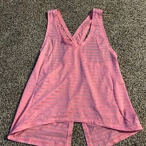 Zyia racer back tie tank top